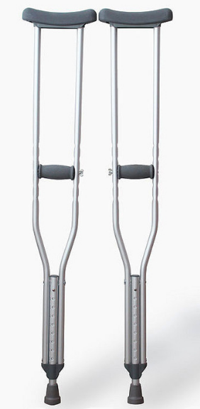 不銹鋼腋下拐杖  不銹鋼腋下拐杖